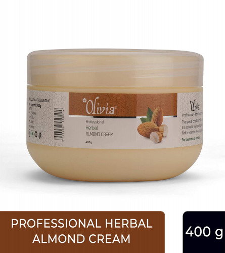Olivia Professional Herbal Almond Facial Massage Cream 400 gm
