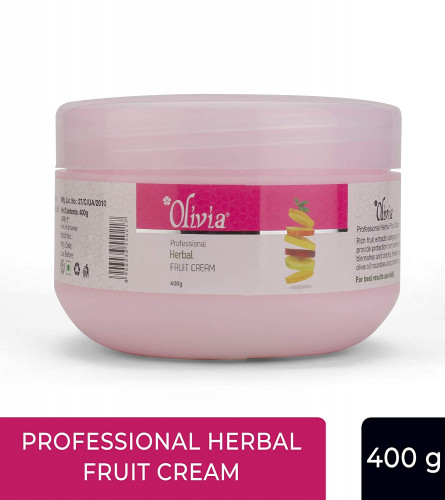 Olivia Herbal Facial Fruit Massage Cream 400 Gm - Free Shipping Japan