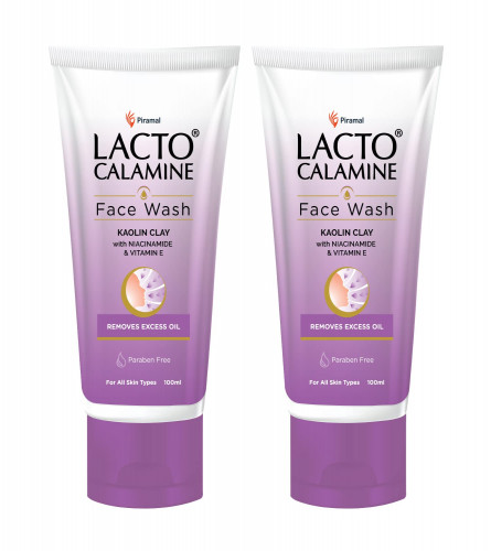 Lacto Calamine Daily Face Wash 100 ml (Pack of 4)