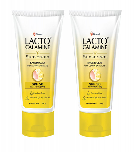 Lacto Calamine Sunshield Sunscreen Spf50 Pa+++ 50 gm (Pack of 4)