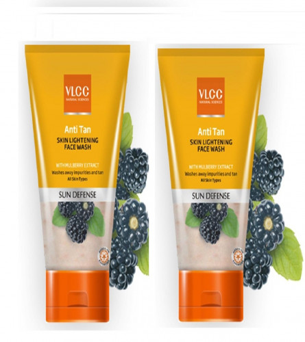 VLCC Anti Tan Skin Lightening Face Wash 150 ml (Pack of 4)