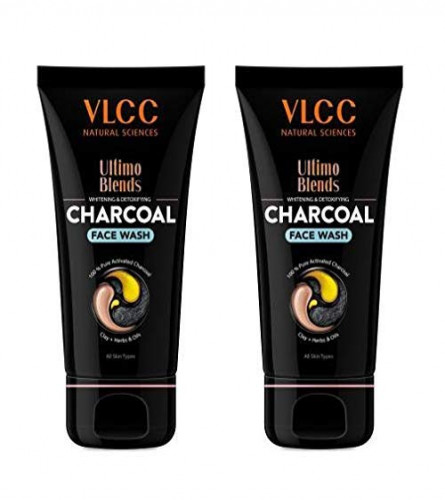 VLCC Ultimo Blends Charcoal Face Wash 100 ml (Pack of 2)