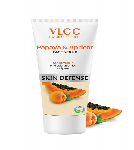 VLCC Papaya & Apricot Face Scrub 80 gm (Pack of 2)