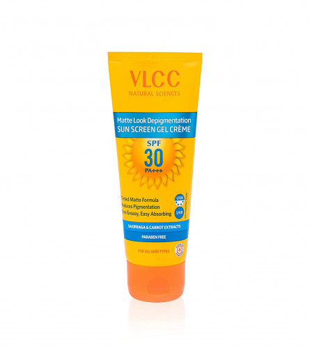 VLCC Matte Look Sunscreen Gel Crème SPF 30 PA+++ 100 gm (Pack of 2)