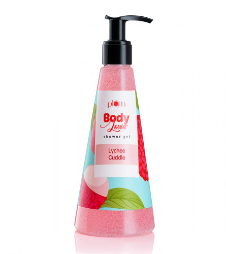 2 x Plum BodyLovin' Lychee Cuddle Shower Gel, 240 ml | free shipping