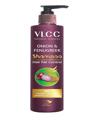 VLCC Onion & Fenugreek Shampoo For Hair Fall Control 300 ml (Free Shipping World)