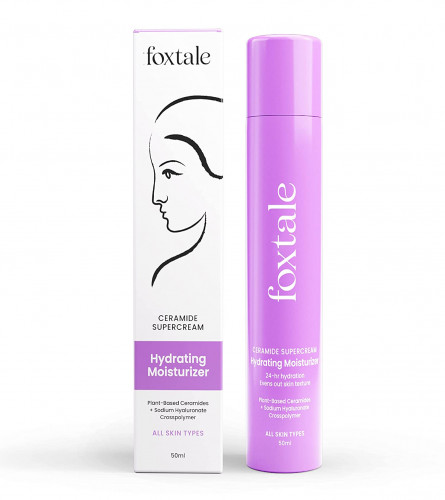 FoxTale - Ceramide Moisturizer for Face, Lightweight moisturizer for face, 50 ml | free shipping
