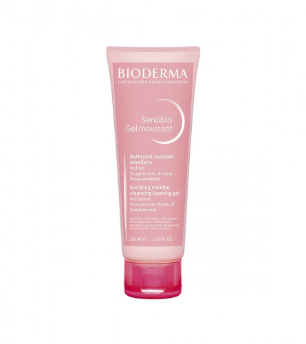 2 x Bioderma Sensibio Gentle Soothing Micellar Cleansing Foaming Gel For Sensitive Skin, (100 ml)