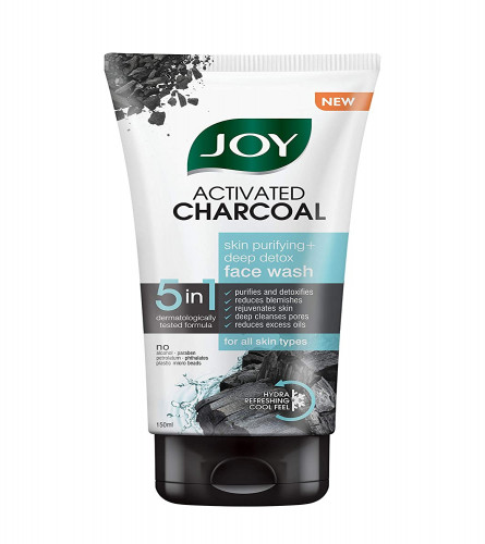 2 x Joy Activated Charcoal Face Wash | Skin Purifying and Deep Detox | 150 ml | free shipping