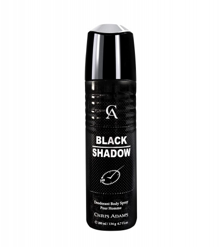 Chris Adams Deodorant Body Spray - Black Shadow 200 ml | free shipping