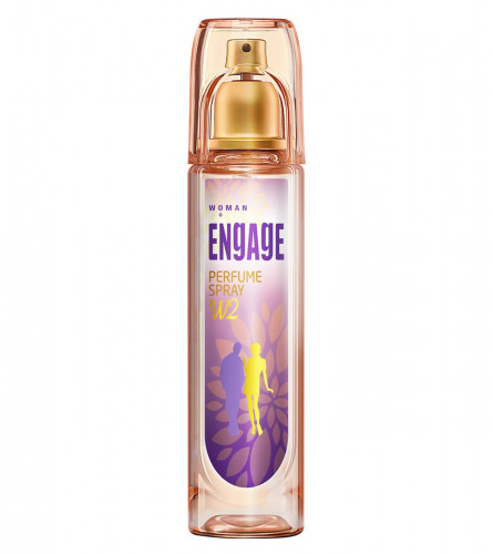 2 x Engage W2 Perfume Spray For Women, Floral and Fruity, Skin Friendly, 120 ml | free shipping