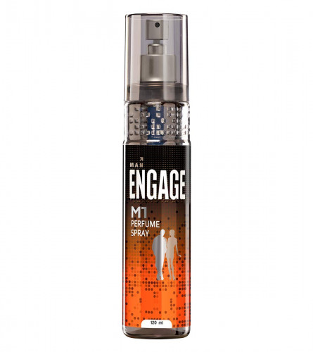2 x Engage M1 Perfume Spray For Men, Citrus and Woody, Skin Friendly, 120 ml (free shipping)