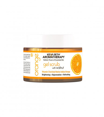 Keya Seth Aromatherapy Orange Gel Scrub 160 gm (Pack of 2)