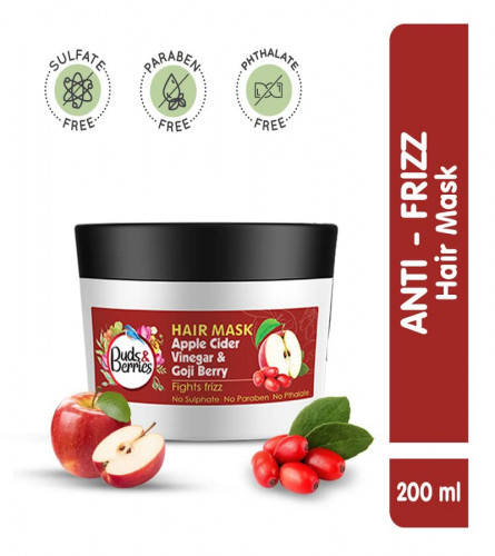 Buds & Berries Apple Cider Vinegar & Gojiberry Anti-frizz Conditioner Hair Mask 200 ml (Free Shipping World)