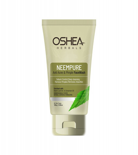 Oshea Herbals Neem pure Anti Acne & Pimple Face Wash 150 gm (Pack of 2) Free Shipping World