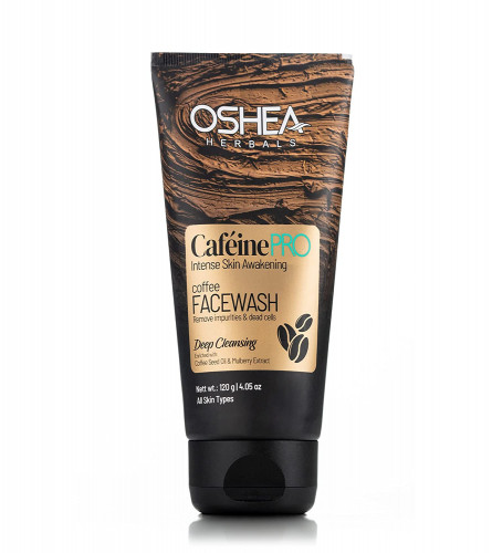 Oshea Herbals Cafeine PRO Coffee Face wash 120 gm (Pack of 2)