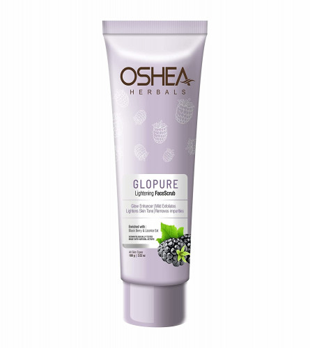 Oshea Herbals Glopure Lightening Face Scrub 100 gm (Pack of 2) Free Shipping World