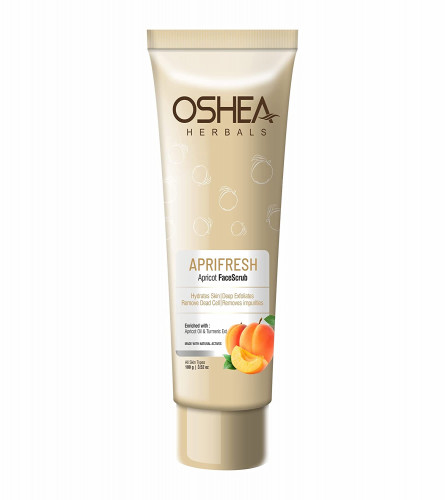 Oshea Herbals Aprifresh Apricot Face Scrub 100 gm (Pack of 2) Free Shipping World