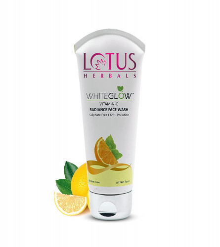 Lotus Herbals WhiteGlow Vitamin C Radiance Face Wash 100 gm (Pack of 2)Free Shipping World