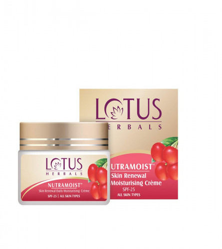 Lotus Herbals SPF 25 Nutramoist Skin Renewal Daily Moisturizing Cream 50 gm