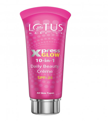 Lotus Herbals Make-up Xpress Glow 10 in 1 SPF 25 Daily Beauty Cream 30g