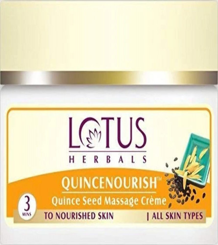 Lotus Herbals Quincenourish Quince Seed Nourishment Massage Cream 50g (Pack Of 2)