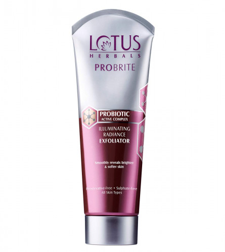 Lotus Herbals PROBRITE Illuminating Radiance Exfoliator Scrub 100 gm (Pack of 2)