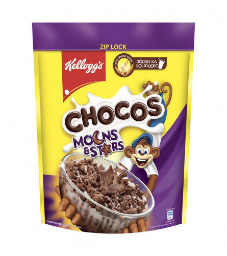 Kellogg's Chocos Moons & Stars Breakfast Cereal with Whole Grain 1.2kg (Fs)
