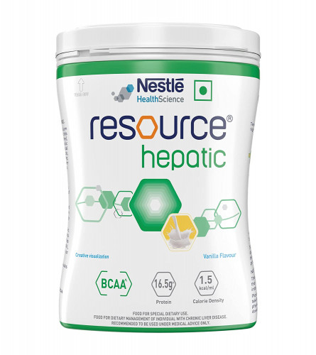 Nestle Resource Hepatic 400 gm Jar (Vanilla Flavor) Fs