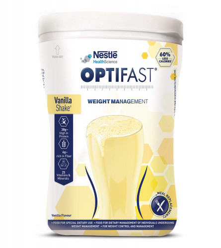 Nestle Optifast Scientifically Designed Weight Loss Diet powder 400 gm Jar (Vanilla Flavor) Fs