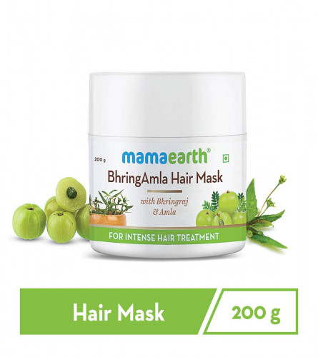 Mamaearth BhringAmla Hair Mask for Intense Hair Treatment 200 gm (Fs)