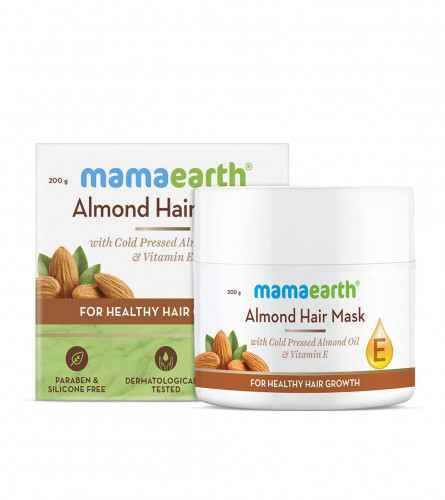 Mamaearth Almond Hair Mask for Healthy Hair Growth 200 gm (Fs)