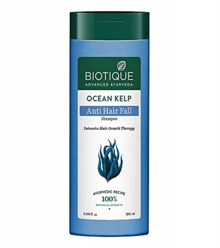 Biotique Bio Kelp Protein Shampoo for Hair Regrowth Treatment 180 ml (Pack of 2) Fs