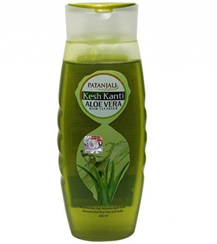 Patanjali Kesh Kanti Shampoo Aloe Vera 200 ml (Pack Of 2) Fs