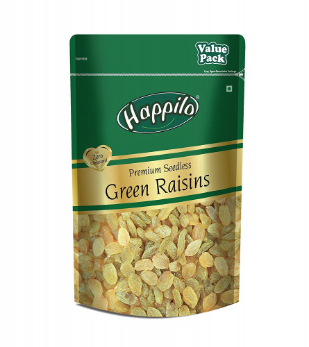 Happilo Premium Seedless Green Raisins 500 gm