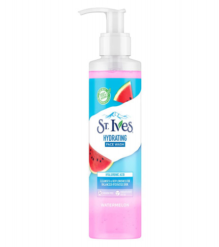 St. Ives Watermelon Hydrating Face Wash for Deeply Clean Hydrated Skin, 190 ml | free shipping