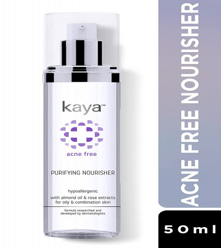 2 x Kaya Clinic Acne Free Purifying Nourisher, Gentle/light/non-greasy daily Moisturizer for oily & pimple prone skin, 50 ml | free shipping