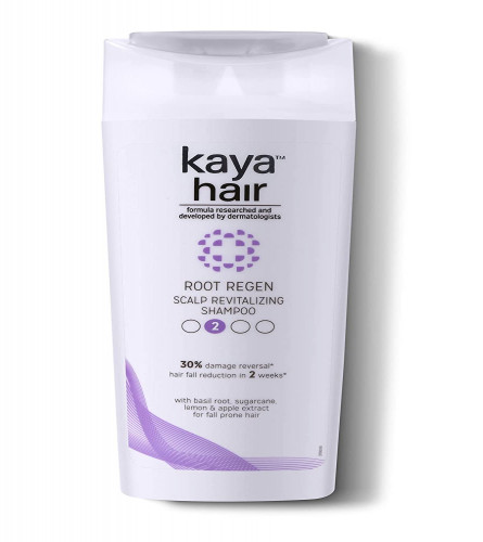 Kaya Clinic Scalp Revitalizing Shampoo Mild Every Day Use Shampoo, Balances pH, Reduces Hair Fall, Contains Basil, Sugarcane, Lemon, Apple Extracts, 225 ml