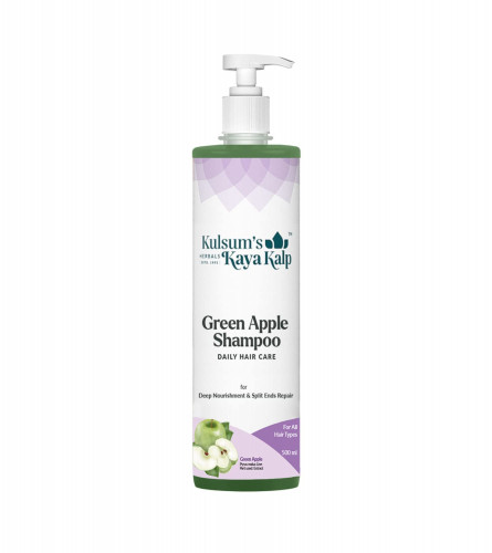 Kulsum's Kaya Kalp Herbals Green Apple Shampoo, 500 ml | free shipping
