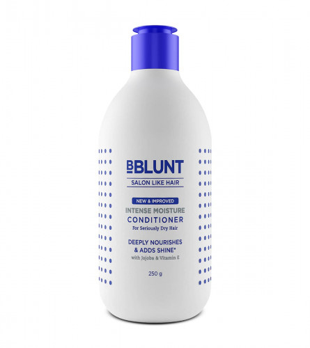 2 x BBLUNT Intense Moisture Conditioner with Vitamin E & Jojoba for Dry & Frizzy Hair - 250 g | free shipping