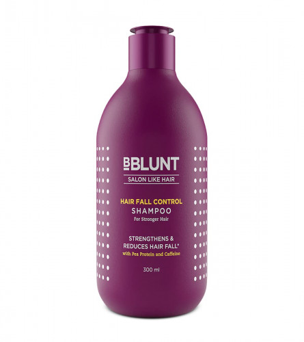 BBlunt Hair Fall Control Shampoo with Pea Protein & Caffeine for Stronger Hair - 300 ml (free shipping)
