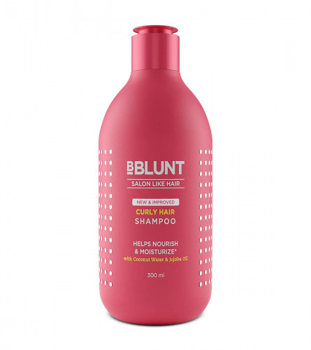 BBLUNT Curly Hair Shampoo with Coconut Water & Jojoba Oil - 300 ml | free shipping