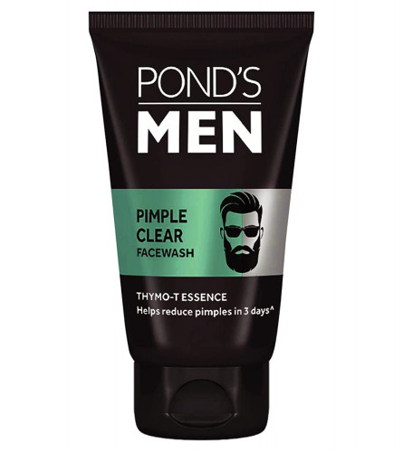 Pond'S Men Pimple Clear Face wash Reduces Pimples In 3 Days, 100 G (pack 2) free shipping