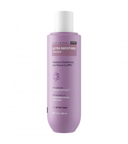 BARE ANATOMY Ultra Smoothing Shampoo - Smoothens Dry, Frizzy, Damaged Hair, Men & Women  (250 ml) free shipping