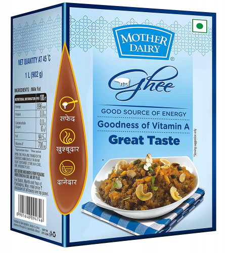 Mother Dairy Pure Healthy Ghee 1L (Fs)