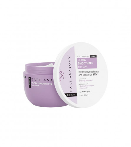 BARE ANATOMY Ultra Smoothing Hair Mask - Smoothens Dry, Frizzy, Damaged Hair, Men & Women  (250 g) free shipping