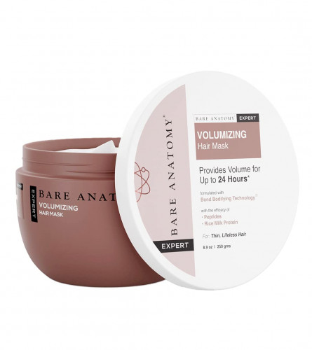 Bare Anatomy Volumizing Hair Mask | Volume For Upto 24 hrs | Powered By Peptides & Rich Milk Protein | 250 gm (free shipping)