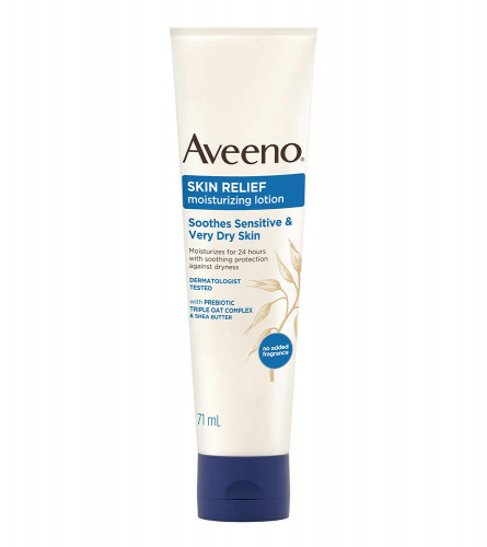 2 x Aveeno Skin Relief Lotion For Sensitive Skin, White, 71 ml (free shipping) free shipping