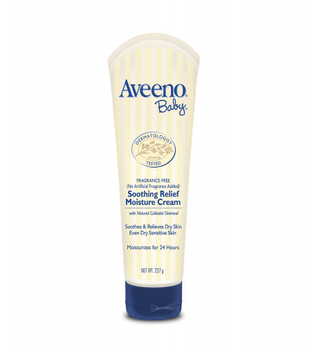 Aveeno Baby Soothing Relief Moisture Cream Fragrance Free, 227 g (free shipping)