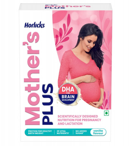 Mother's Plus Horlicks Health & Nutrition drink Vanilla flavor 500g (Fs)
